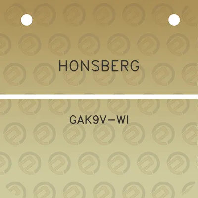 honsberg-gak9v-wi