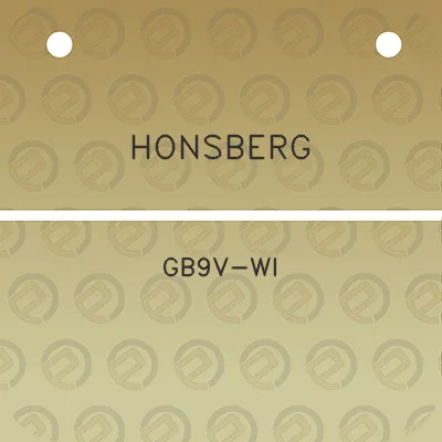 honsberg-gb9v-wi