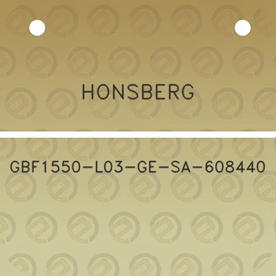 honsberg-gbf1550-l03-ge-sa-608440