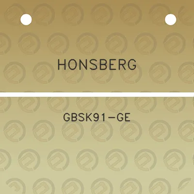 honsberg-gbsk91-ge