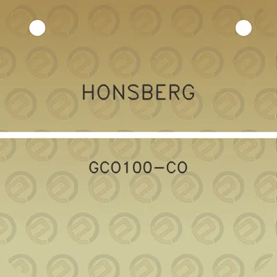 honsberg-gco100-co