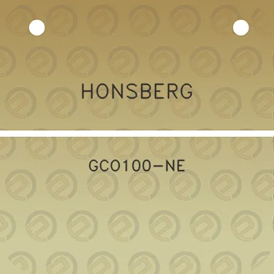 honsberg-gco100-ne