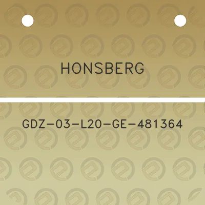 honsberg-gdz-03-l20-ge-481364