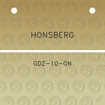 honsberg-gdz-10-gn