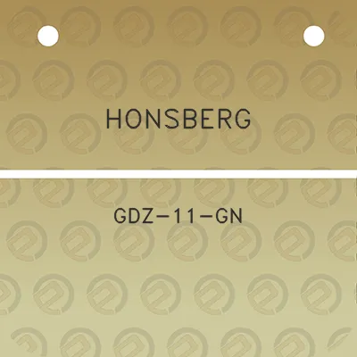 honsberg-gdz-11-gn