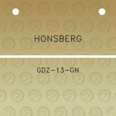 honsberg-gdz-13-gn