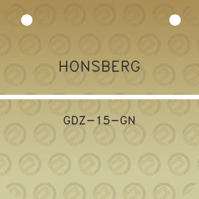 honsberg-gdz-15-gn