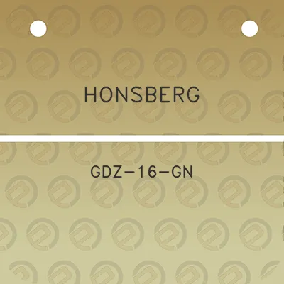 honsberg-gdz-16-gn