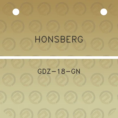 honsberg-gdz-18-gn