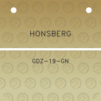 honsberg-gdz-19-gn