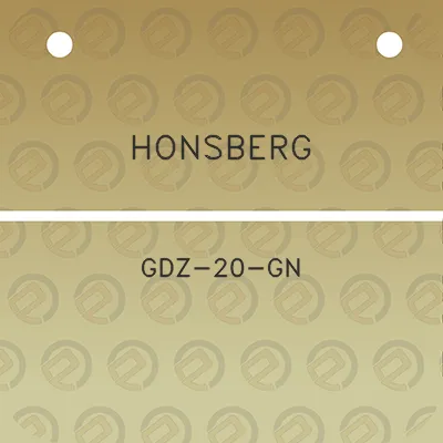 honsberg-gdz-20-gn