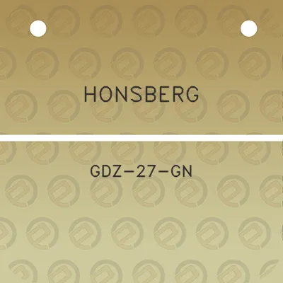 honsberg-gdz-27-gn