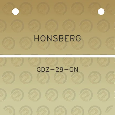 honsberg-gdz-29-gn