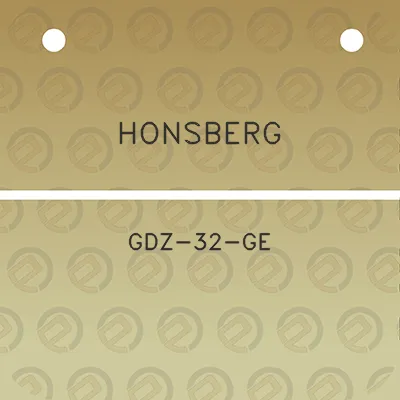 honsberg-gdz-32-ge