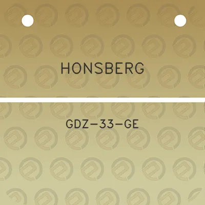 honsberg-gdz-33-ge