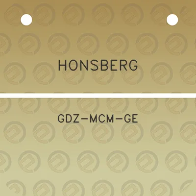 honsberg-gdz-mcm-ge