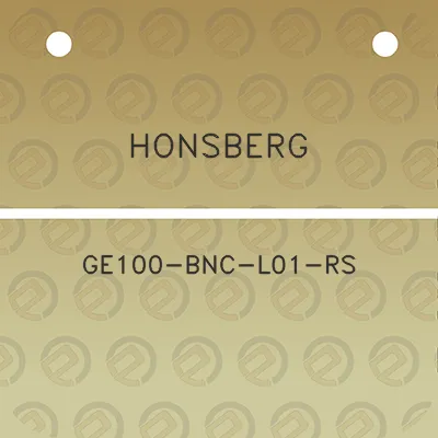 honsberg-ge100-bnc-l01-rs