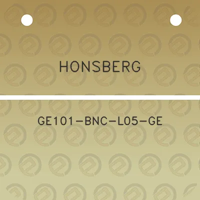 honsberg-ge101-bnc-l05-ge