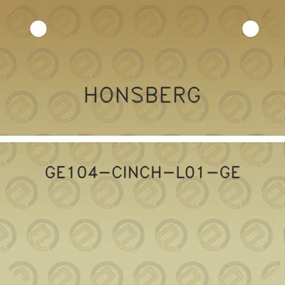 honsberg-ge104-cinch-l01-ge