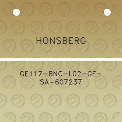 honsberg-ge117-bnc-l02-ge-sa-607237