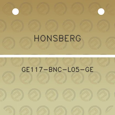 honsberg-ge117-bnc-l05-ge