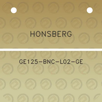 honsberg-ge125-bnc-l02-ge