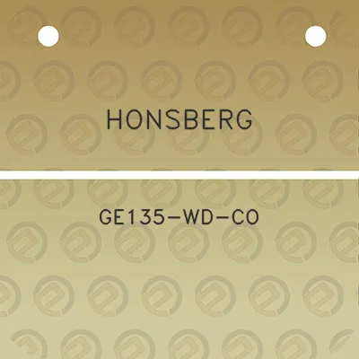 honsberg-ge135-wd-co