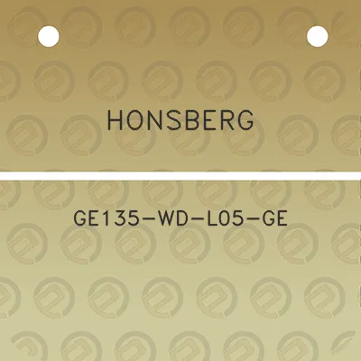 honsberg-ge135-wd-l05-ge