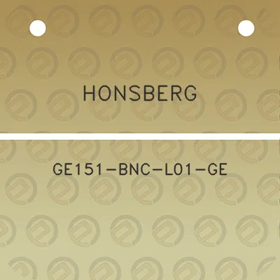 honsberg-ge151-bnc-l01-ge