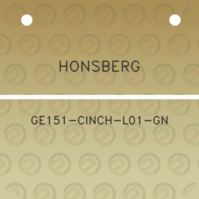 honsberg-ge151-cinch-l01-gn