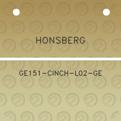 honsberg-ge151-cinch-l02-ge