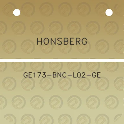 honsberg-ge173-bnc-l02-ge