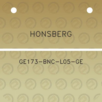 honsberg-ge173-bnc-l05-ge