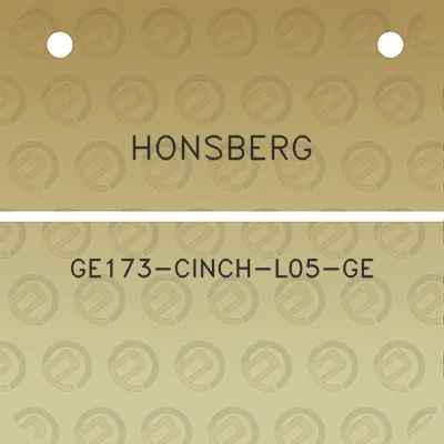 honsberg-ge173-cinch-l05-ge