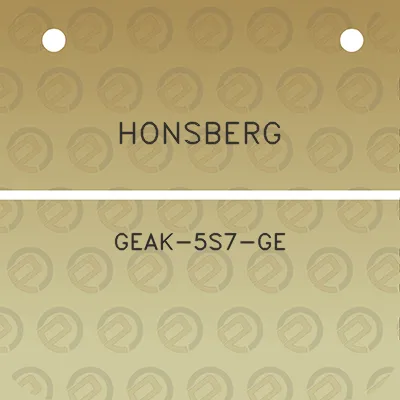 honsberg-geak-5s7-ge