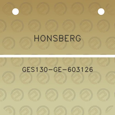 honsberg-ges130-ge-603126