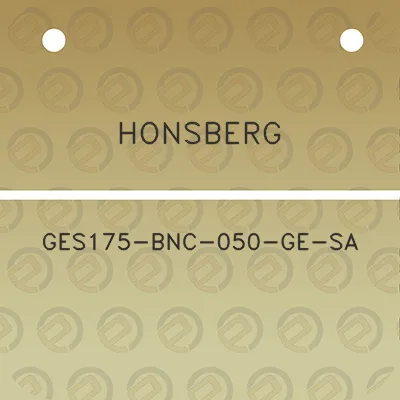 honsberg-ges175-bnc-050-ge-sa