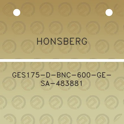 honsberg-ges175-d-bnc-600-ge-sa-483881