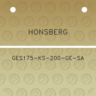 honsberg-ges175-ks-200-ge-sa