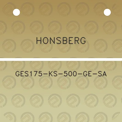 honsberg-ges175-ks-500-ge-sa