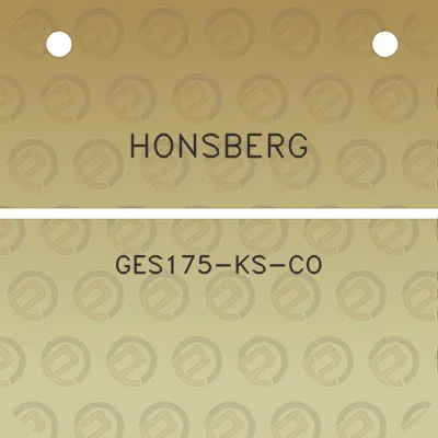 honsberg-ges175-ks-co