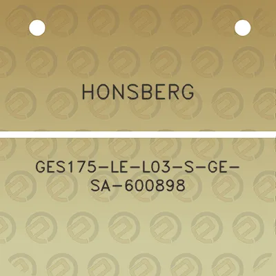 honsberg-ges175-le-l03-s-ge-sa-600898