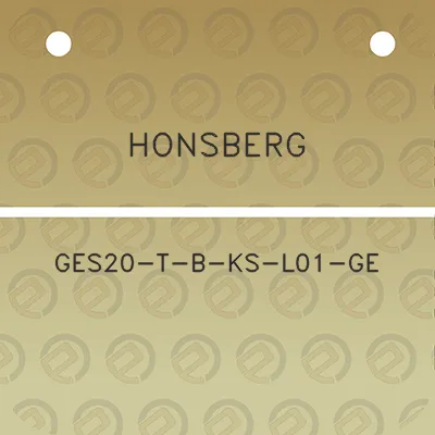 honsberg-ges20-t-b-ks-l01-ge