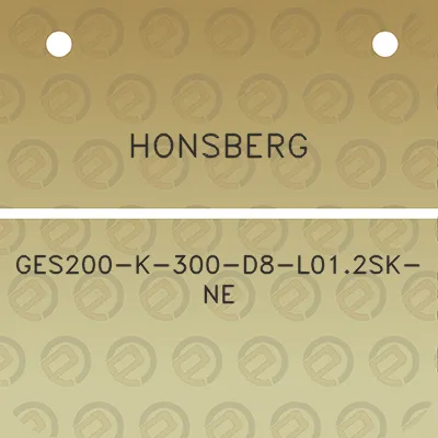 honsberg-ges200-k-300-d8-l012sk-ne