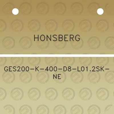 honsberg-ges200-k-400-d8-l012sk-ne