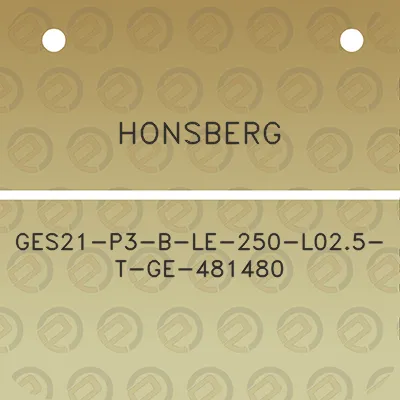 honsberg-ges21-p3-b-le-250-l025-t-ge-481480