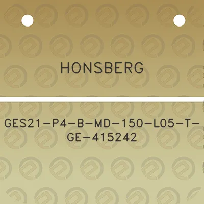 honsberg-ges21-p4-b-md-150-l05-t-ge-415242