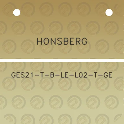 honsberg-ges21-t-b-le-l02-t-ge