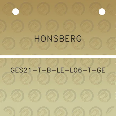 honsberg-ges21-t-b-le-l06-t-ge