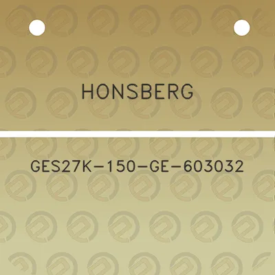 honsberg-ges27k-150-ge-603032